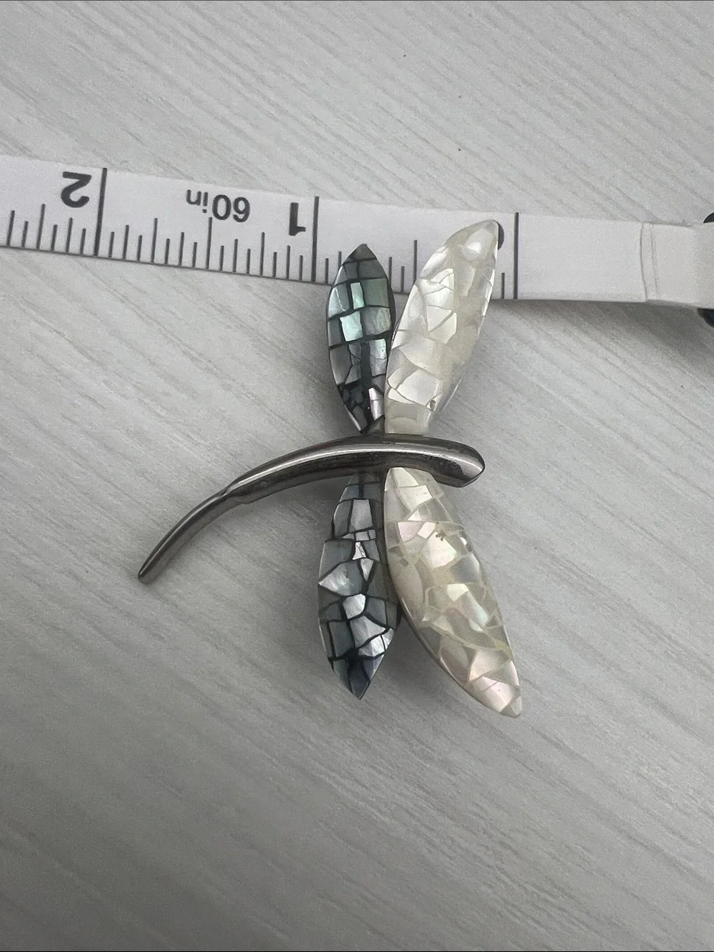 Vintage Silver Leaf Brooch Pin